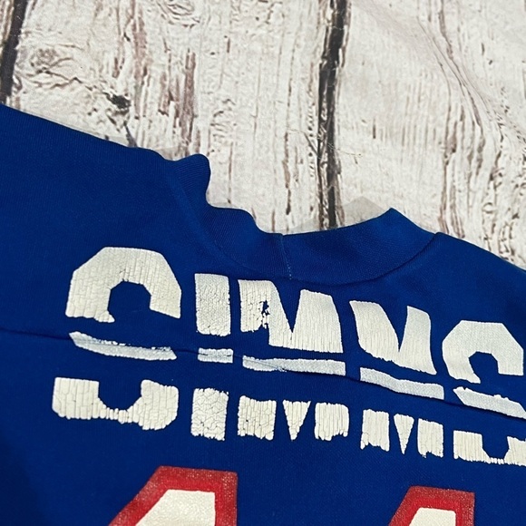 Vintage Phil Simms New York Giants NFL Football Rawlings Sports Jersey - Picture 5 of 7